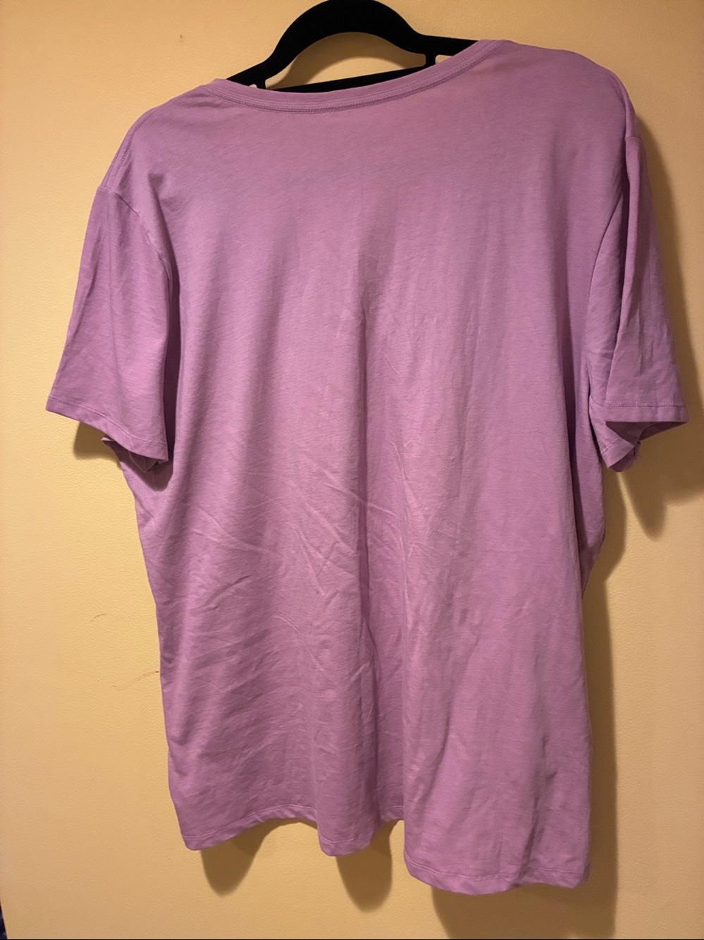 NWT Boho Hippie Life Is Good Lavender V-Neck Tee Sunrise Wave Graphic Sz XXL - Picture 6 of 6